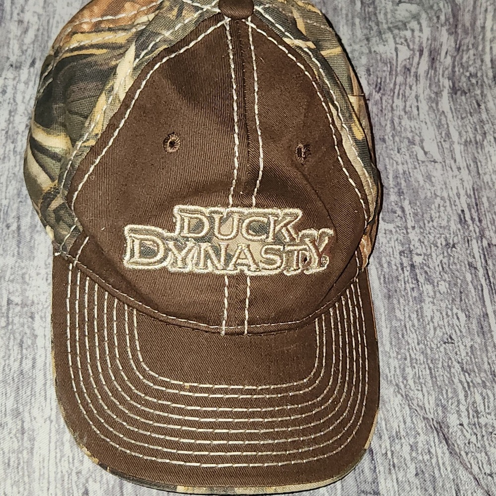Duck Dynasty Camo Baseball Cap Brown Outdoor Cap Hunting Fishing‎ Men Adjustable